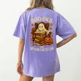 Books Are Spooktacular Ghost Book Reading Halloween Teachers Women's Comfort Colors T-Shirt Back Print Violet Books Are Spooktacular Ghost Book Reading Halloween Teachers Women's Comfort Colors T-Shirt Back Print Violet