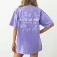 Born To Yap Forced To IEP I Encourage Progress SPED Teacher Women's Comfort Colors T-Shirt Back Print Violet Born To Yap Forced To IEP I Encourage Progress SPED Teacher Women's Comfort Colors T-Shirt Back Print Violet
