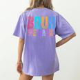 Bruh We Back Teachers Retro Back To School Boys Girls Kids Women's Comfort Colors T-Shirt Back Print Violet Bruh We Back Teachers Retro Back To School Boys Girls Kids Women's Comfort Colors T-Shirt Back Print Violet