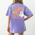 Bruh We Out Teacher Retro Last Day Of School Boys Girls Kids Women's Comfort Colors T-Shirt Back Print Violet Bruh We Out Teacher Retro Last Day Of School Boys Girls Kids Women's Comfort Colors T-Shirt Back Print Violet
