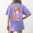Be A Bucket Filler Teacher Teaching Groovy Back To School For Men Women Women's Comfort Colors T-Shirt Back Print Violet Be A Bucket Filler Teacher Teaching Groovy Back To School For Men Women Women's Comfort Colors T-Shirt Back Print Violet