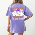 You Can't Scare Me I'm A 2nd Grade Teacher Halloween Women's Comfort Colors T-Shirt Back Print Violet You Can't Scare Me I'm A 2nd Grade Teacher Halloween Women's Comfort Colors T-Shirt Back Print Violet