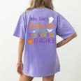 You Cant Scare Me Im A Preschool Teacher Women's Comfort Colors T-Shirt Back Print Violet You Cant Scare Me Im A Preschool Teacher Women's Comfort Colors T-Shirt Back Print Violet