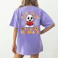 You Cant Scare Me I Teach 3rd Grade Teacher Halloween Women's Comfort Colors T-Shirt Back Print Violet You Cant Scare Me I Teach 3rd Grade Teacher Halloween Women's Comfort Colors T-Shirt Back Print Violet
