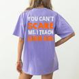 You Can't Scare Me I Teach Junior High Teacher Shirt For Men Women Women's Comfort Colors T-Shirt Back Print Violet You Can't Scare Me I Teach Junior High Teacher Shirt For Men Women Women's Comfort Colors T-Shirt Back Print Violet