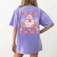 You Cant Scare Me I Teach Kindergarten Teacher Halloween Women's Comfort Colors T-Shirt Back Print Violet You Cant Scare Me I Teach Kindergarten Teacher Halloween Women's Comfort Colors T-Shirt Back Print Violet