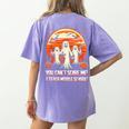 You Can't Scare Me I Teach Middle School Teacher Halloween Women's Comfort Colors T-Shirt Back Print Violet You Can't Scare Me I Teach Middle School Teacher Halloween Women's Comfort Colors T-Shirt Back Print Violet