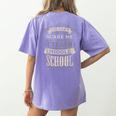 You Cant Scare Me I Teach Middle School Teacher Women's Comfort Colors T-Shirt Back Print Violet You Cant Scare Me I Teach Middle School Teacher Women's Comfort Colors T-Shirt Back Print Violet