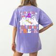 You Can't Scare Me I Teach Pre-k Halloween Teacher Women's Comfort Colors T-Shirt Back Print Violet