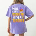 You Cant Scare Me Im A Teacher Halloween Trick Or Teach 2024 Women's Comfort Colors T-Shirt Back Print Violet You Cant Scare Me Im A Teacher Halloween Trick Or Teach 2024 Women's Comfort Colors T-Shirt Back Print Violet