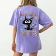 Cat Kitty I'm A Math Teacher Of Course I Have Problems Women's Comfort Colors T-Shirt Back Print Violet Cat Kitty I'm A Math Teacher Of Course I Have Problems Women's Comfort Colors T-Shirt Back Print Violet
