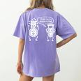 Chemistry Science Teacher I Think You'Re Overreacting Men Women Girls Kids Women's Comfort Colors T-Shirt Back Print Violet Chemistry Science Teacher I Think You'Re Overreacting Men Women Girls Kids Women's Comfort Colors T-Shirt Back Print Violet