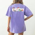 Christmas Santa Special Education SPED Teacher Xmas PJ Women's Comfort Colors T-Shirt Back Print Violet Christmas Santa Special Education SPED Teacher Xmas PJ Women's Comfort Colors T-Shirt Back Print Violet