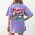 Christmas Sped Teacher Tis The Season For Inclusion Women Women's Comfort Colors T-Shirt Back Print Violet Christmas Sped Teacher Tis The Season For Inclusion Women Women's Comfort Colors T-Shirt Back Print Violet