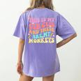 This Is My Circus And These Are My Monkeys School Teacher Women's Comfort Colors T-Shirt Back Print Violet This Is My Circus And These Are My Monkeys School Teacher Women's Comfort Colors T-Shirt Back Print Violet