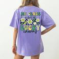 My Class Is Full Of Lucky Charms St Patricks Day Teacher Women's Comfort Colors T-Shirt Back Print Violet