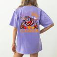 Way To Classroom Halloween Witch Three Cute Sloths Teacher Women's Comfort Colors T-Shirt Back Print Violet Way To Classroom Halloween Witch Three Cute Sloths Teacher Women's Comfort Colors T-Shirt Back Print Violet