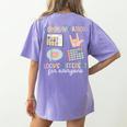 Communication Looks Different For Everyone SPED Teacher ASD Women's Comfort Colors T-Shirt Back Print Violet Communication Looks Different For Everyone SPED Teacher ASD Women's Comfort Colors T-Shirt Back Print Violet