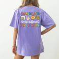 Communication Looks Different Tee Shirt Kids -Adults Teacher Animal Print Small Short Sleeve Classic Fit Crew Neck Polyester 100 Women's Comfort Colors T-Shirt Back Print Violet