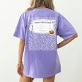 Composition Notebook Costume Adult Halloween For Teacher Women's Comfort Colors T-Shirt Back Print Violet Composition Notebook Costume Adult Halloween For Teacher Women's Comfort Colors T-Shirt Back Print Violet