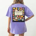 Composition Notebook Costume Teacher Matching Halloween Book Women's Comfort Colors T-Shirt Back Print Violet Composition Notebook Costume Teacher Matching Halloween Book Women's Comfort Colors T-Shirt Back Print Violet