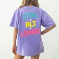 Computer Teacher Back To School Kids Ctrl Alt Learn Women's Comfort Colors T-Shirt Back Print Violet Computer Teacher Back To School Kids Ctrl Alt Learn Women's Comfort Colors T-Shirt Back Print Violet