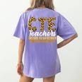 CTE Teacher Middle School High School Teach Career Men Women Women's Comfort Colors T-Shirt Back Print Violet CTE Teacher Middle School High School Teach Career Men Women Women's Comfort Colors T-Shirt Back Print Violet