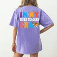 Cute Coffee Glass Face Happy Day In My Tired Teacher ERA For Men Women Women's Comfort Colors T-Shirt Back Print Violet Cute Coffee Glass Face Happy Day In My Tired Teacher ERA For Men Women Women's Comfort Colors T-Shirt Back Print Violet