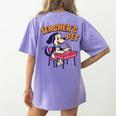 Cute Elementary School Student Dog Teacher's Pet Women's Comfort Colors T-Shirt Back Print Violet Cute Elementary School Student Dog Teacher's Pet Women's Comfort Colors T-Shirt Back Print Violet