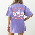 Cute Ghost Book Read More Books Teachers Halloween Women's Comfort Colors T-Shirt Back Print Violet Cute Ghost Book Read More Books Teachers Halloween Women's Comfort Colors T-Shirt Back Print Violet