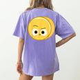 Cute Good Egg Teacher Halloween Costume Group The Big Cheese Women's Comfort Colors T-Shirt Back Print Violet