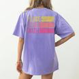 Cute Math Teacher Peace Love Math Women's Comfort Colors T-Shirt Back Print Violet Cute Math Teacher Peace Love Math Women's Comfort Colors T-Shirt Back Print Violet