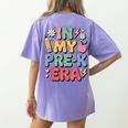 Cute Pre-K For Men Women Kindergarten Pre-K Teacher Women's Comfort Colors T-Shirt Back Print Violet