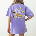 Cute I Teach The Cutest Bees In The Beehive Teacher's Day For Men Women Kids Women's Comfort Colors T-Shirt Back Print Violet