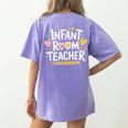 Daycare Provider Toddler Teaching Infant Room Teacher Women's Comfort Colors T-Shirt Back Print Violet Daycare Provider Toddler Teaching Infant Room Teacher Women's Comfort Colors T-Shirt Back Print Violet