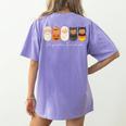 Daycare Teacher Halloween Infant Squad Spooky Childcare Fall Women's Comfort Colors T-Shirt Back Print Violet Daycare Teacher Halloween Infant Squad Spooky Childcare Fall Women's Comfort Colors T-Shirt Back Print Violet