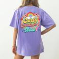 Daycare Teacher Daycare Provider Early Childhood Vibes Women's Comfort Colors T-Shirt Back Print Violet Daycare Teacher Daycare Provider Early Childhood Vibes Women's Comfort Colors T-Shirt Back Print Violet
