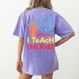 Diabetic Teacher Diabetes Awareness Insulin Blue Ribbon Women's Comfort Colors T-Shirt Back Print Violet Diabetic Teacher Diabetes Awareness Insulin Blue Ribbon Women's Comfort Colors T-Shirt Back Print Violet