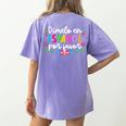 Dimelo En EspañOl Maestra De EspañOl Spanish Teacher Women's Comfort Colors T-Shirt Back Print Violet Dimelo En EspañOl Maestra De EspañOl Spanish Teacher Women's Comfort Colors T-Shirt Back Print Violet