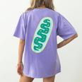 DIY Mitochondria Costume Biology Teacher Halloween Women's Comfort Colors T-Shirt Back Print Violet