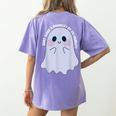 Dont Judge a Disability By Its Visibility Teacher Women's Comfort Colors T-Shirt Back Print Violet