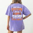 I Don't Need a Costume I'm An Art Teacher Retro Halloween Women's Comfort Colors T-Shirt Back Print Violet I Don't Need a Costume I'm An Art Teacher Retro Halloween Women's Comfort Colors T-Shirt Back Print Violet
