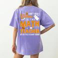 I Don't Need a Costume I'm A Math Teacher Halloween Costume Women's Comfort Colors T-Shirt Back Print Violet I Don't Need a Costume I'm A Math Teacher Halloween Costume Women's Comfort Colors T-Shirt Back Print Violet