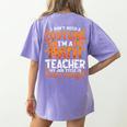 I Don't Need a Costume I'm a Math Teacher Retro Halloween Women's Comfort Colors T-Shirt Back Print Violet I Don't Need a Costume I'm a Math Teacher Retro Halloween Women's Comfort Colors T-Shirt Back Print Violet