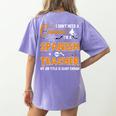 I Don't Need A Costume I'm A Spanish Teacher Halloween Women's Comfort Colors T-Shirt Back Print Violet I Don't Need A Costume I'm A Spanish Teacher Halloween Women's Comfort Colors T-Shirt Back Print Violet