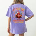 Eat Kids Punctuation Saves Lives Thanksgiving Turkey Teacher Women's Comfort Colors T-Shirt Back Print Violet Eat Kids Punctuation Saves Lives Thanksgiving Turkey Teacher Women's Comfort Colors T-Shirt Back Print Violet