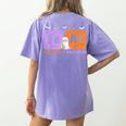 Elements Of Halloween Fear Periodically Chemistry Teacher Women's Comfort Colors T-Shirt Back Print Violet Elements Of Halloween Fear Periodically Chemistry Teacher Women's Comfort Colors T-Shirt Back Print Violet