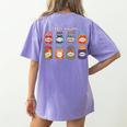 ELL Is My Jam English Language Learner Aide ELL Teacher Women's Comfort Colors T-Shirt Back Print Violet