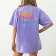English Teacher Their There Theyre Grammar Men Women Women's Comfort Colors T-Shirt Back Print Violet English Teacher Their There Theyre Grammar Men Women Women's Comfort Colors T-Shirt Back Print Violet