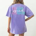ESL Squad Teacher English As A Second Language Women's Comfort Colors T-Shirt Back Print Violet ESL Squad Teacher English As A Second Language Women's Comfort Colors T-Shirt Back Print Violet